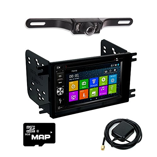DVD GPS Navigation Bluetooth Radio and Dash Kit for Honda Element 2003-2011 with Backup Camera
