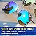 Baby Aviator Sunglasses for Kids - Idol Eyes Toddler Sunglasses Baby Aviators with 100% UV Protection and Microfiber Pouch, Baby Beach Gear