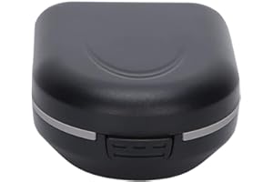 Portable Hearing Aid Case, Hearing Aid Storage Box, Hearing Aid Storage for Behind‑The‑Ear Hearing Aid Store Hearing Aids Dro