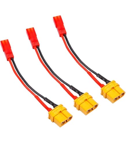 Adattatore Convertitore Spina Tamiya - Ricevitore Batteria Venom 1607, 20 AWG