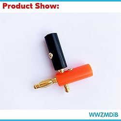 WWZMDiB 4mm Banana Plugs Stackable Connectors for