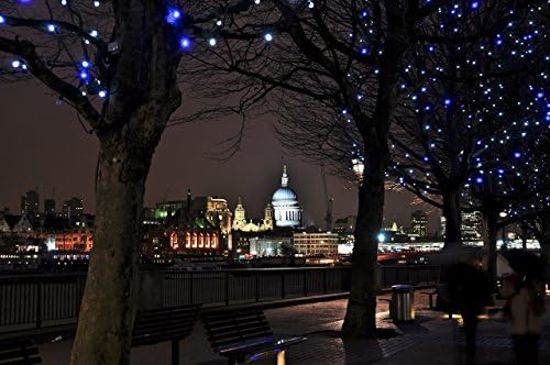 London Photographic Print, St Pauls Cathedral at Night from the South Bank, Fine Art Photograph for Home or Office