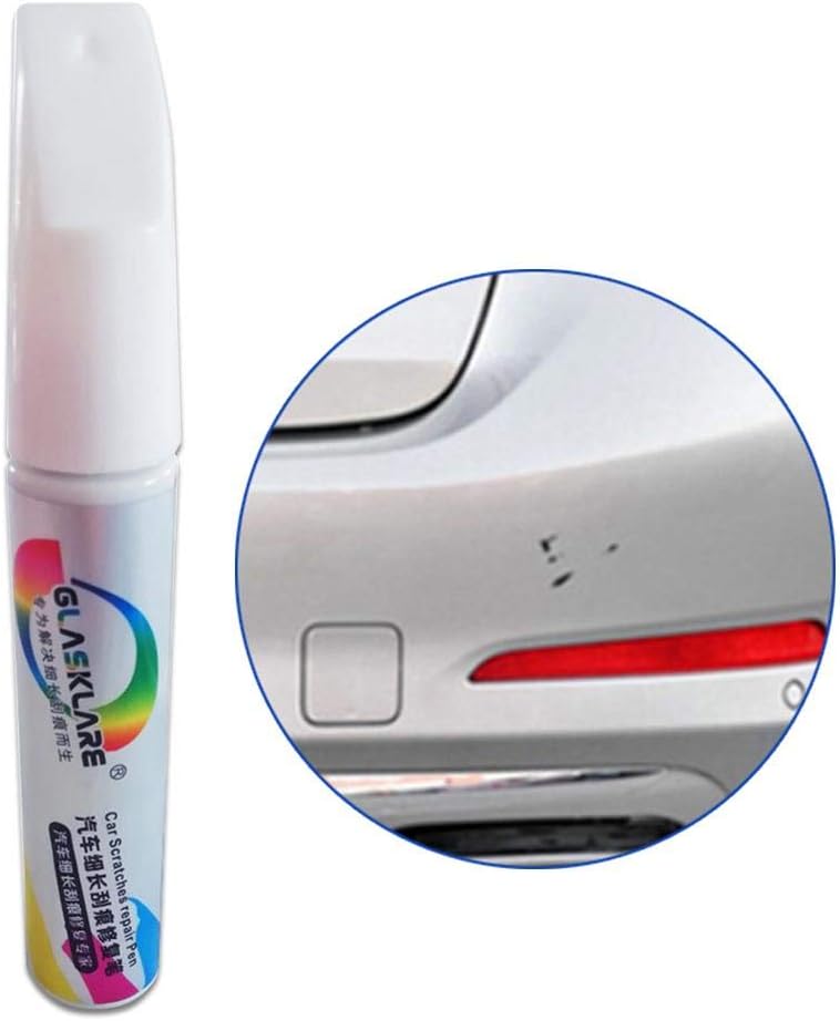 Allowevt Universal Car Scratch Filler Repair Pen Waterproof Paint Repair Marker Pen Non-Toxic Car Scratch Remover (Silver)