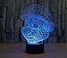 SmartEra® 3D Optical Illusion Super Mario Panel Model Lighting Night USB Touch button LED Desk Table Light Lamp