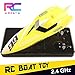 RC Boat Toys, Remote Control Boat for Pools and Lakes, 2.4GHz 4 Channels High Speed Remote Control Boat Fast RC Boat Racing, Radio Controlled Boats, RC Speed Boats Electric Toy for Adults and Kidss