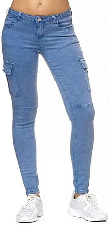 calça feminina com varios bolsos