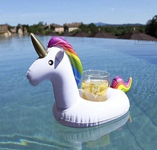 Inflatable Unicorn Coaster Pool Drink Holder (4 pack)