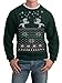 Skip N' Whistle Men's Ugly Christmas Sweater Unicorn Pullover Sweatshirt