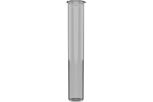Dragon Chewer 116mm CR Plastic Packaging Pop Top Tubes - Child Resistant Travel Holder Vial Containers - 500 qty (Smoke)