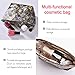 Micom Retro Floral Waterproof Travel Toiletry Cosmetic Bags Set for Women,girls