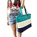 Ammazona Women Canvas Handbags Shoulder Messenger Bags (Green)