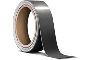 VViViD Ultra Gloss Metallic Charcoal Grey Air-Release Adhesive Vinyl Pinstripe Tape Roll (1 Inch x 20ft)
