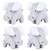 Grey Elephant Crib Mobile - Baby Mobile for Crib - Musical Crib Mobile - Fun Whimsical Musical Mobile for Cribs - Rotating Nursery Mobile for Crib - Baby Crib Mobile for Boys and Girls