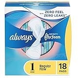 Always Pads Size 1 Infinity With Flex Foam 18 Count