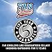 Fan Emblems DC Comics Heroes and Villains Domed Chrome Decal - Classic Logos (Classic Batman Logo (Black-Yellow))