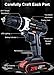 Cordless Drill Driver, Cordless Drill with 2 Batteries, 30Min Fast Charger 4.0A, 25+1 Torque Setting, 2-Variable Speed Max Torque 550 In-lbs, 3/8