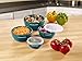 KitchenAid KC176BXDTA Classic Prep Bowls with Lids, Set of 4, Deep Teal