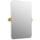 Kohler Castia by Studio McGee 19-1/2" W x 29-1/2" H Transitional Rectangular Metal Frameless Bathroom Wall Mirror