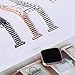 Surace Compatible for Fitbit Versa 2 Bands for Women Bracelet Metal Strap with Diamond Replacement for Fitbit Versa Bands Compatible for Fitbit Versa Band Versa Lite Bands Smart Watch, Rose Gold