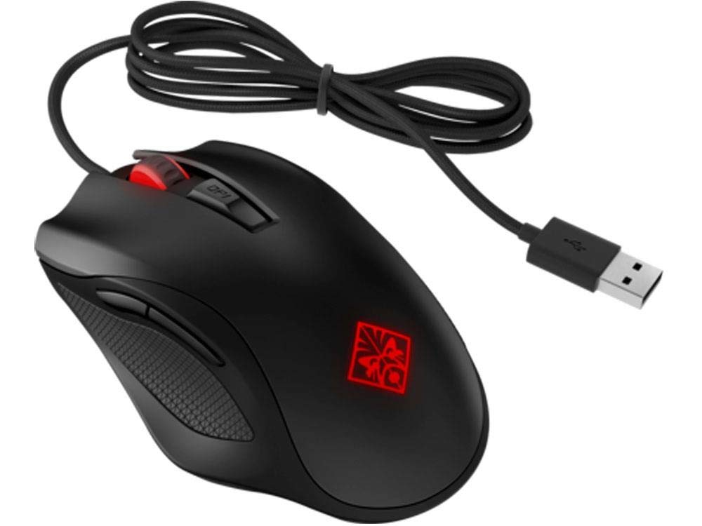 OMEN by HP Wired USB Gaming Mouse 600 (Black/Red)