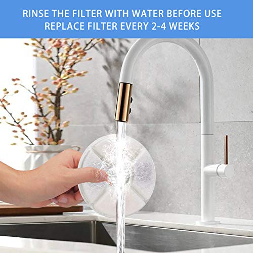 Vekonn Cat Water Fountain 4 Filters Pack for Stainless Steel Top