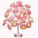 Table Lamp Rose Flower Desk Tree Lamp Gift For Girls Women Teens Home Décor For Wedding Christmas Living Room Bedroom Party with 24 Warm White LED Lights |Two Modes: USB/Battery Powered(White)