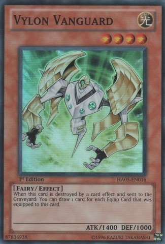 Yu-Gi-Oh! - Vylon Vanguard (HA05-EN016) - Hidden Arsenal 5 - 1st Edition - Super Rare