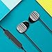 COWIN HE8D Active Noise Cancelling Bluetooth Earbuds, Wireless In-Ear Bluetooth Headphones with Hard Travel Case Built in Microphone Volume Control Enhanced Bass Ear buds- Sliver