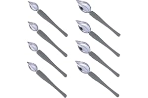 8pcs Piping Spoon Spoon Culinary Drawing Plating Art Pencil Saucier