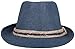 Women and Men Straw Fedora Sun Hat - Outdoor Cap w/Band