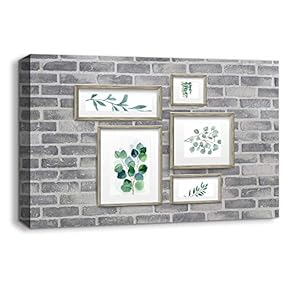 Canvas Wall Art Picture Collage Idea Painting Artwork for Home Prints Framed - 12x18 inches