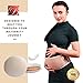 Beqven Maternity Belt with 4 Reusable Nursing Pads and E-book - Comfortable Belly Band for Pregnancy - Lower Back and Pelvic Support - Pain Relief- Prenatal Cradle Support Belt - One Size - Skin Color