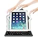 Fintie Rotating Keyboard Case for iPad 4 3 2 (Old Model)- 360 Degree Rotating Stand Cover w/ Built-in Wireless Bluetooth Keyboard for iPad 4th Gen with Retina Display, iPad 3 & iPad 2, Shades of Blue