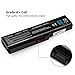 Enegitech Laptop Battery Replacement for Toshiba PA3817U-1BRS PA3817U-1BAS PA3818U PA3819U-1BRS Satellite C655 L600 L675 L675D L700 L745 L750 L750D L755 L755D M640 M645 P745[10.8V 4400mAh]