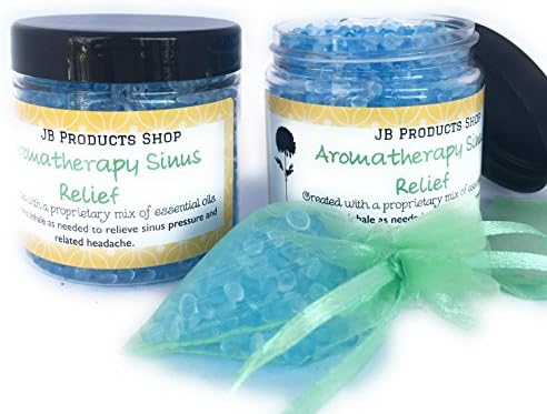 Essential Oil Sinus Relief Inhalation Beads, Homeopathic treatment for sinusitis