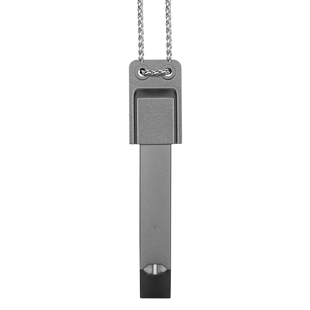 Necklace Leash Magnetic Anti-Loss Sleeve Compatible with JUUL,Lanyard Necklace Holder for JUUL (Black)