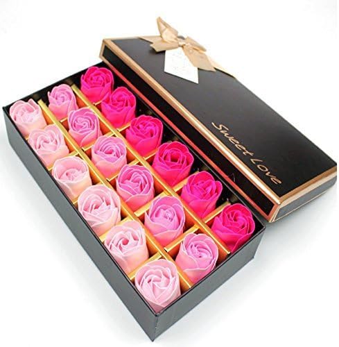 18 Rose Di Sapone Profumate - Petali Per Bagno Romantico E Regalo - Foto 5