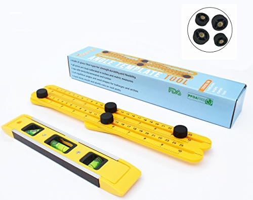 Leeken Angle-izer Template Tool angle ruler and extra one MINI level for gift