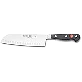 Wusthof 4183 Wusthof Classic Hollow Edge Santoku Knife 7, 7", Black