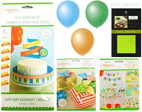 Deluxe "Hip! Hip! Hooray!" Party Decorations Set - Birthday party favors to liven up any festival!