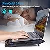 Laptop-Cooling-Pad-Gaming-Laptop-Cooler-Pad-with-6-Ultra-Quiet-Powerful-Fans-Adjustable-height-and-Speed-With-Cool-Blue-LED-Lights-Perfect-for-12-17-laptop-Portable-Cooler-Pad Laptop Cooling Pad, Gaming Laptop Cooler Pad with 6 Ultra Quiet Powerful Fans, Adjustable height and Speed With Cool…