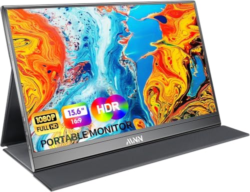 MNN 15.6" FHD 60Hz Monitor portátil USB-C HDMI IPS HDR Computadora portátil para juegos
