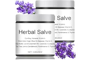 Antaky Organic Herbal Salve 4oz - Comfrey Organic Herbal Salve 2 Bottles