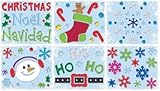 IMPACT INNOVATIONS 12153D X-mas Gel Cling, 12 by 12-Inch