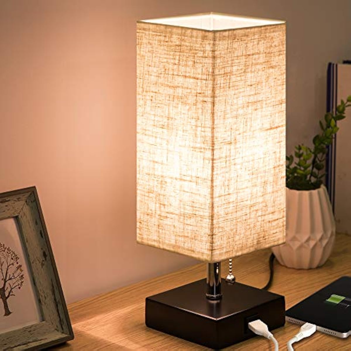 Home & Garden Lifeholder Table Lamp Nightstand Lamp with ...