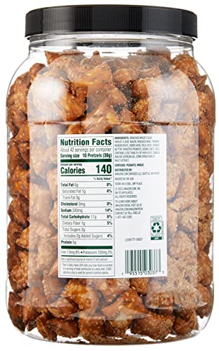 AMAZON GROCERY, PEANUT BUTTER FILLED PRETZELS, 44 OZ