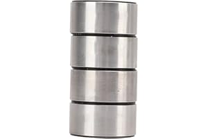 RiToEasysports RC Beadlock Wheel 1in Iron Material Durable Rims for Axial SCX24 Deadbolt JLU Modified Small Scale Model (Blac