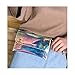 Holographic Fanny Pack Purse Clear Belt Bag Stylish PVC Waist Bag for Women Rave