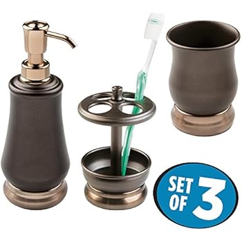 Amazon.com: Opal Copper 7 Piece Bath Accessory Set: Home ...