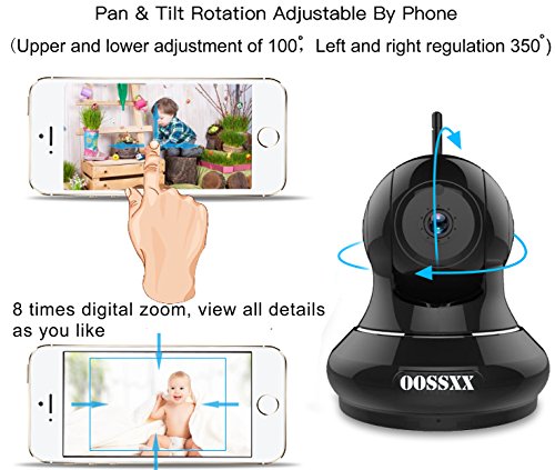 HomeBusiness-Wireless-IP-Camera-OOSSXX-1080P-HD-Indoor-Wireless-Security-Camera-with-Motion-Detection-Two-Way-Audio-PanTilt-Night-Vision-Multi-camera-previewfor-Baby-Monitor-Nanny-CamPet-Cam